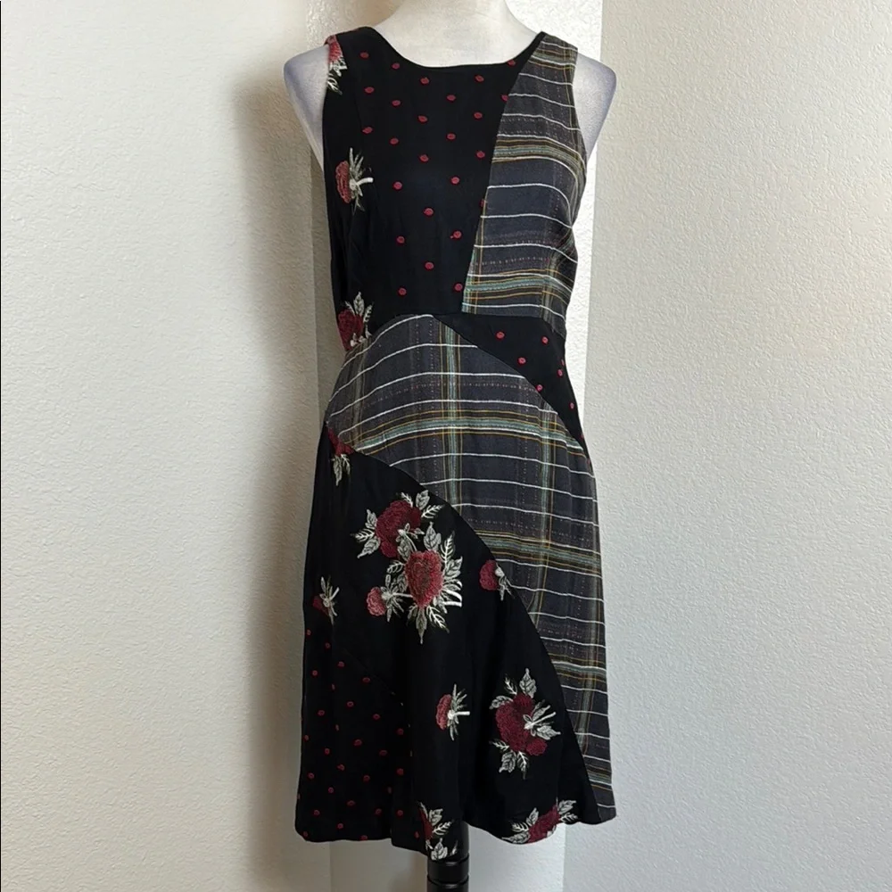 Anthropologie X Mauve Patterned Bliss Dress Size 6 NWOT - Picture 3 of 10